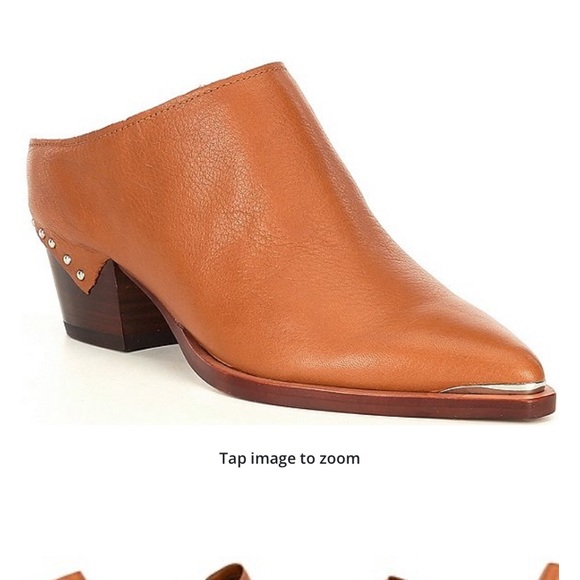 Dolce Vita Sukie Leather Western Mules. Brand New! - Picture 1 of 5